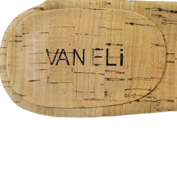 Vaneli Bysy Multi Color Lucite Sides Cork Slip-on Sandal Size 10 - Picture 8 of 9